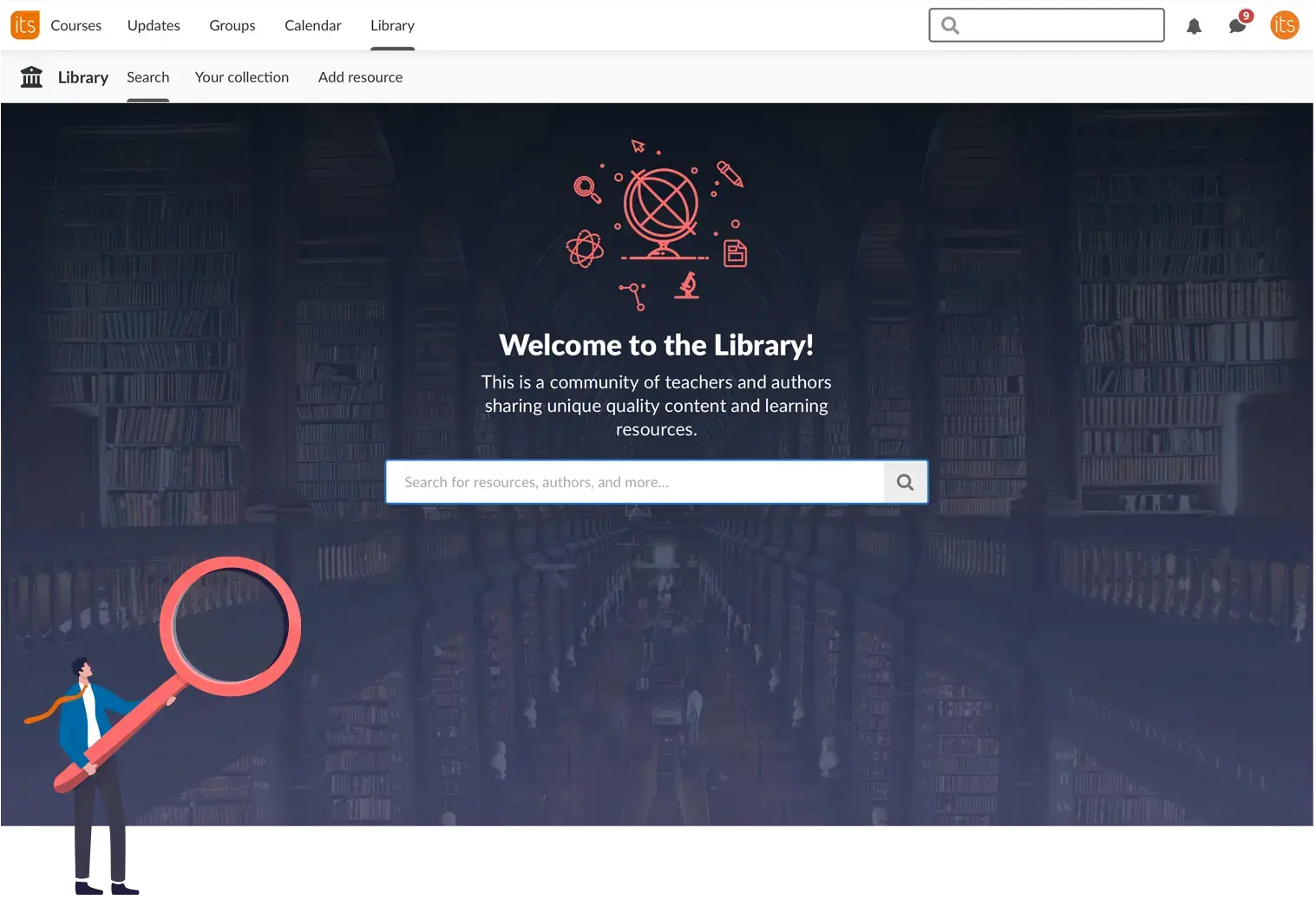 itslearning library homepage itslearning library homepage
